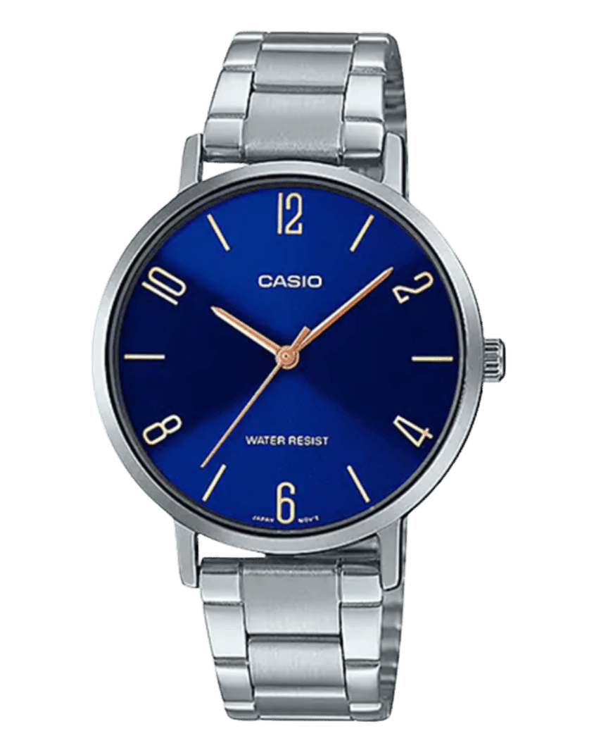 Casio LTP-VT01D-2B2UDF elegant black dial women’s watch