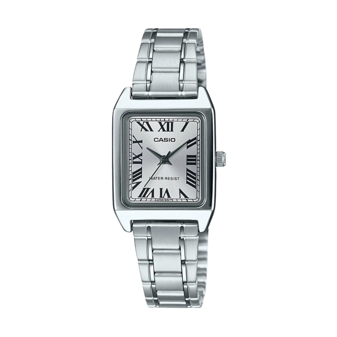 Casio LTP-V007D-7BUDF Women’s White Dial Stainless Steel Watch